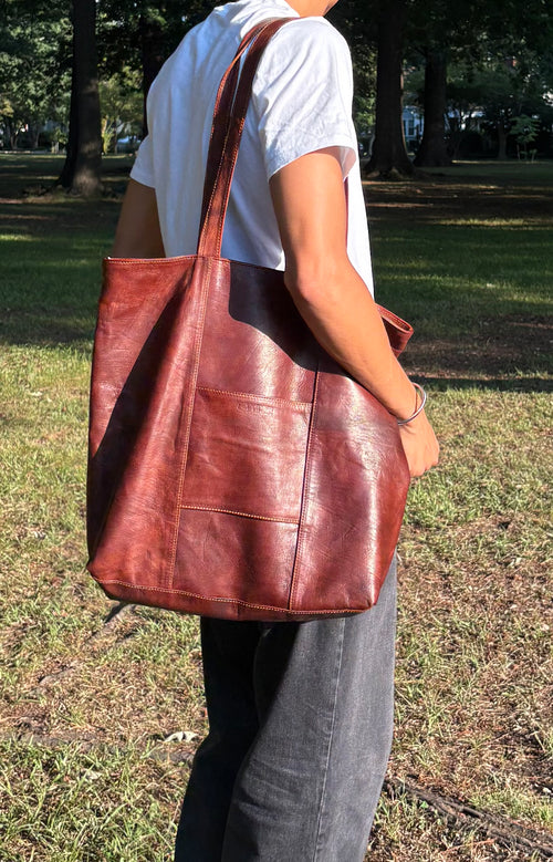 Laveen Leather Tote