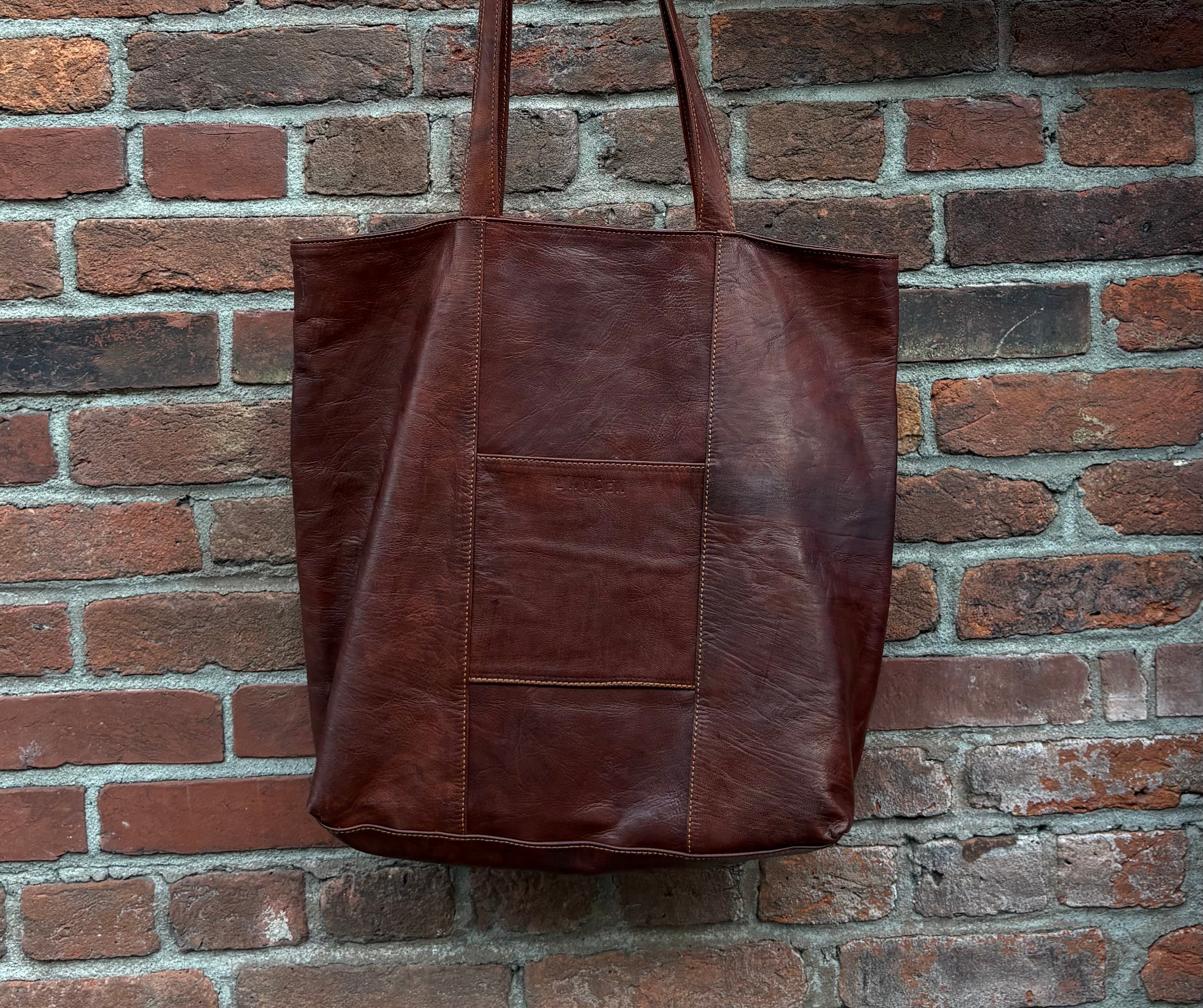 Laveen Leather Tote