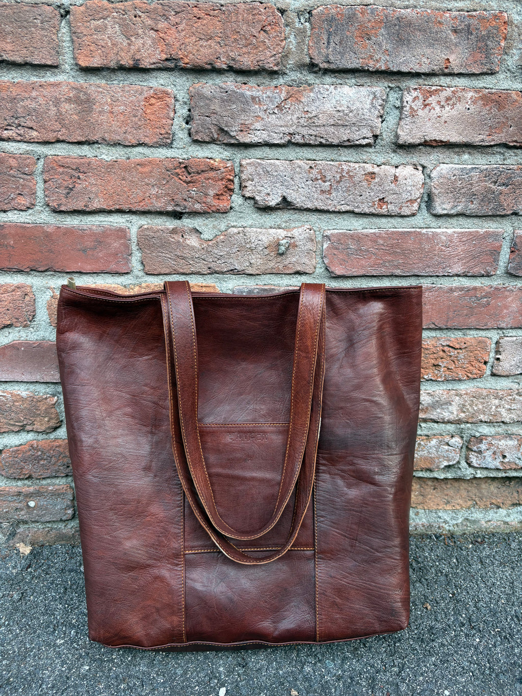 Laveen Leather Tote